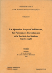 La question assyro-chaldéenne, les puissances européennes et la Société des Nations, 1908-1938, vol. 2 vignette