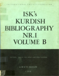 ISK's Kurdish bibliography, nr. 1, vol. B vignette