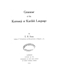 Grammar of the Kurmanji or Kurdish language vignette