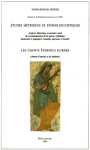 Études métriques et ethnolinguistiques. Analyse historique et premier essai de systématisation de la poésie syllabique dialectale et populaire iranienne (persane et kurde). Les chants éternels kurdes (chants d'amour et de douleur) vignette